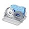 Consumest Sponge Holder for Kitchen Sink Movable Sink Caddy for Countertop Organizer 304 Stainless Steel Sponge Holder with Detachable Drip Tray for Kitchen AccessoriesSilver