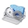 Consumest Sponge Holder for Kitchen Sink Movable Sink Caddy for Countertop Organizer 304 Stainless Steel Sponge Holder with Detachable Drip Tray for Kitchen AccessoriesSilver
