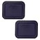 Pyrex 7213PC 19 Cup Dark Blue Food Storage Replacement Lid 2Pack Made in USA