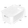 Asking 6Pack Plastic Storage Bins Kitchen Pantry Organization Bin White