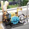 Consumest Sponge Holder for Kitchen Sink Auto Draining Sink Caddy Organizer with Detachable Rack High Brush Holder Kitchen Countertop Storage Accessories Black