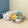 GEDLIRE 152 Metal Wire Baskets for Organizing 6 Pack Household Pantry Storage Freezer Organizer Bins with Handles Freezer Baskets for Upright Freezer Refrigerators Kitchen Cabinets White