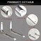 Krbnk Microwave Mount Folding Shelf Brackets Foldable Retractable Adjustable Microwave Oven Wall Mount Suitable for Use in Home Kitchens Saving Space Silver