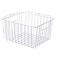 lonpute Freezer Baskets Storage Organizer Refrigerator Metal Wire Basket bins Household Bins with Builtin Handles for Kitchen Cabinets Freezer Pantry Closets Bathrooms 4 Packs