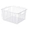 lonpute Freezer Baskets Storage Organizer Refrigerator Metal Wire Basket bins Household Bins with Builtin Handles for Kitchen Cabinets Freezer Pantry Closets Bathrooms 4 Packs