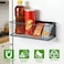 OUNONA Wire Mesh Magnetic Storage Basket Trash Container Desk Tray Office Organizer for Refrigerator Microwave Oven Magnetic Surface Kitchen Office Black