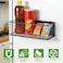 OUNONA Wire Mesh Magnetic Storage Basket Trash Container Desk Tray Office Organizer for Refrigerator Microwave Oven Magnetic Surface Kitchen Office Black