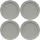 Pyrex 7200PC 2Cup Jet Gray Food Storage Replacement Lid 4Pack Made in USA