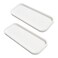 Gosmol Silicone Sponge Holder Kitchen Sink Organizer Tray Dish Caddy Soap Dispenser Scrubber Spoon HolderDishwashing Accessories 2 Pack White
