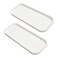 Gosmol Silicone Sponge Holder Kitchen Sink Organizer Tray Dish Caddy Soap Dispenser Scrubber Spoon HolderDishwashing Accessories 2 Pack White