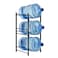 smusei 5 Gallon Water Bottle Jug Holder 3 Tier Heavy Duty Cooler Jug Storage Rack Detachable Bottle Organizer Shelf for Home Kitchen Office Space Save Black