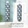 SYIPO Plastic Bag Holder Reusable Grocery Bag Organizer Wall Mount 1 Pack Blue Daisy