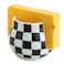 Zoeeker Checkered Sponge Holder for Kitchen Sink Ceramic Dish Sponge Dish Rack Scrubby Holder Kitchen Organizer Cute Sink Caddy Organizer Farmhouse Decor Black and White