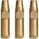 OakMsOik Mini Powder Dispenser with LeakProof Silicone Seal 3Pack Aluminum Vials Portable Spice Container with Funnel TravelFriendly