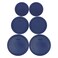 Pyrex 2 7403PC 10Cup 2 7402PC 67Cup 2 7201PC 4Cup Blue Food Storage Replacement Lids Made in USA