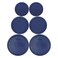 Pyrex 2 7403PC 10Cup 2 7402PC 67Cup 2 7201PC 4Cup Blue Food Storage Replacement Lids Made in USA