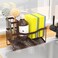 Fssvcd Maifan Sink Caddy Sponge Holder for Kitchen with Brush Holder and Stainless Steel Self Drain Tray Rustproof Kitchen Sink Organizer for Sponge Soap Dispenser Storage Accessories