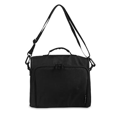 J World New York Casey Small Lunch Bag for Adults MediumSize Insulated LunchBox for Kids Black 95 X 10 X 35 H X W X D