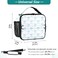 Blueangle Blue Ribbon Bow Lunch Box for Men Women Adults Small Lunch Bag for Office Work Picnic Reusable Portable Cooler Bag