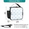 Blueangle Blue Ribbon Bow Lunch Box for Men Women Adults Small Lunch Bag for Office Work Picnic Reusable Portable Cooler Bag