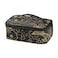 Bolaz Small Insulated Lunch box Portable Soft Bag Mini Cooler Thermal Meal Tote Kit with Handle for Work SchoolGold Koi Fish on Black Background