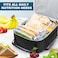 CARBATO Lunch Bag Durable Insulated Lunch Box Reusable Adults Tote Bag Lunch Bag Durable Reusable for Adults BlackWhite