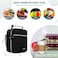 CARBATO Lunch Bag Durable Insulated Lunch Box Reusable Adults Tote Bag Lunch Bag Durable Reusable for Adults BlackWhite