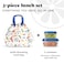 Fit & Fit Fresh Cromwell Cinch Lunch Bag for Women Insulated Lunch Box with Containers