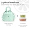 Fit &amp; Fit Fresh Cromwell Cinch Lunch Bag for Women Insulated Lunch Box with Containers