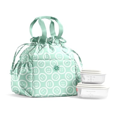 Fit &amp; Fit Fresh Cromwell Cinch Lunch Bag for Women Insulated Lunch Box with Containers