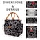 Joymee Insulated Lunch Bag For Women Reusable Leakproof Love Heart