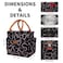 Joymee Insulated Lunch Bag For Women Reusable Leakproof Love Heart