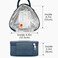 Linkidea Mini Reusable Snack Bags Leakproof Insulated Snacks Storage Bag for Fruit Compact Outdoors Lunch Box Navy Blue