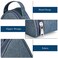 Linkidea Mini Reusable Snack Bags Leakproof Insulated Snacks Storage Bag for Fruit Compact Outdoors Lunch Box Navy Blue