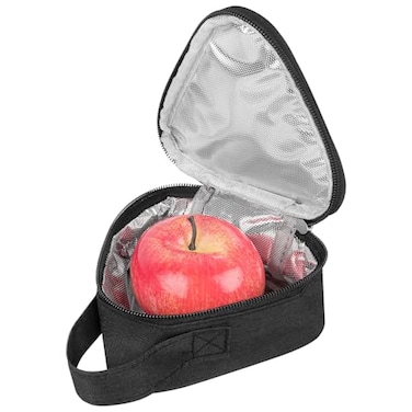 Linkidea Sandwich Bags Reusable Insulated Snacks Storage Bag for Sandwich Lightweight Leakproof Outdoors Lunch Box for Women Black LLB101