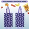 Maplerich Insulated Snack Bag Freezable Small Cooler Bag with Zipper and Adjustable Buckle Rectangular Thermal Cooler Bag Purple