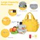 NOL Natural Organic Lifestyle Womens Nylon Lunch Cooler Cute Quilted Lunch Bag Large Leakproof Insulated Lunch Tote Bag for Work Picnic TravelEarthyellow