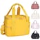 NOL Natural Organic Lifestyle Womens Nylon Lunch Cooler Cute Quilted Lunch Bag Large Leakproof Insulated Lunch Tote Bag for Work Picnic TravelEarthyellow