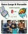 SUNNY BIRD Dual Compartment Lunch Bag Insulated Lunch Box for Women and Men Black 01