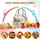 TIECHI Cute Lunch Bag for Women Insulated Lunch Bag for Men Leakproof Thermal Lunch Box Cool Bag for Work Picnic Outdoor Light Coffee