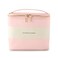 kate spade new york Small Insulated Lunch Tote Lunch Cooler 8 x 7 x 45 Cute Lunch Bag for Women Pink Thermal Bag with Double Zipper Close and Carrying Handle Blush Rugby Stripe
