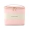 kate spade new york Small Insulated Lunch Tote Lunch Cooler 8 x 7 x 45 Cute Lunch Bag for Women Pink Thermal Bag with Double Zipper Close and Carrying Handle Blush Rugby Stripe