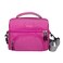 Bentgo Deluxe Lunch Bag Durable and Insulated Lunch Tote with Zippered Outer Pocket Internal Mesh Pocket Padded Adjustable Straps 2Way Zippers Fits Most Lunch Boxes Purple