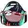 Violet Mist Sloth Neoprene Lunch Bag 1142L x 1043H x 551W 87 inches deep fits containers up to 7L x 6W high capacity cute animal designs adjustable shoulder straps