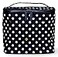 kate spade new york Insulated Soft Cooler Lunch Tote with Double Zipper Close and Carrying Handle Polka Dots BlackWhite