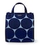 kate spade Kate Spade New York Portable Soft Cooler Lunch Bag with Silver Insulated Interior Lining and Storage Pocket Joy Dot