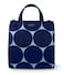 kate spade Kate Spade New York Portable Soft Cooler Lunch Bag with Silver Insulated Interior Lining and Storage Pocket Joy Dot