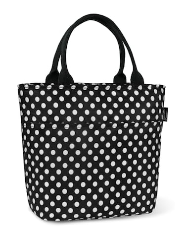 Aosbos Lunch Tote Bag Insulated Lunch Box for Women Leakproof Lunch Cooler Purse for Work Polka Dot