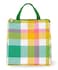 kate spade new york Portable Soft Cooler Lunch Bag Thermal Tote with Insulated Interior Lining and Storage Pocket Lunch Tote for Women Spring Plaid
