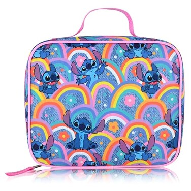 Fast Forward Stitch Lunch Box for Kids Insulated Lunch Bag Lunch Box for Girls Boys Unisex Lilo and Stitch Multicolor Reusable Lunchbox